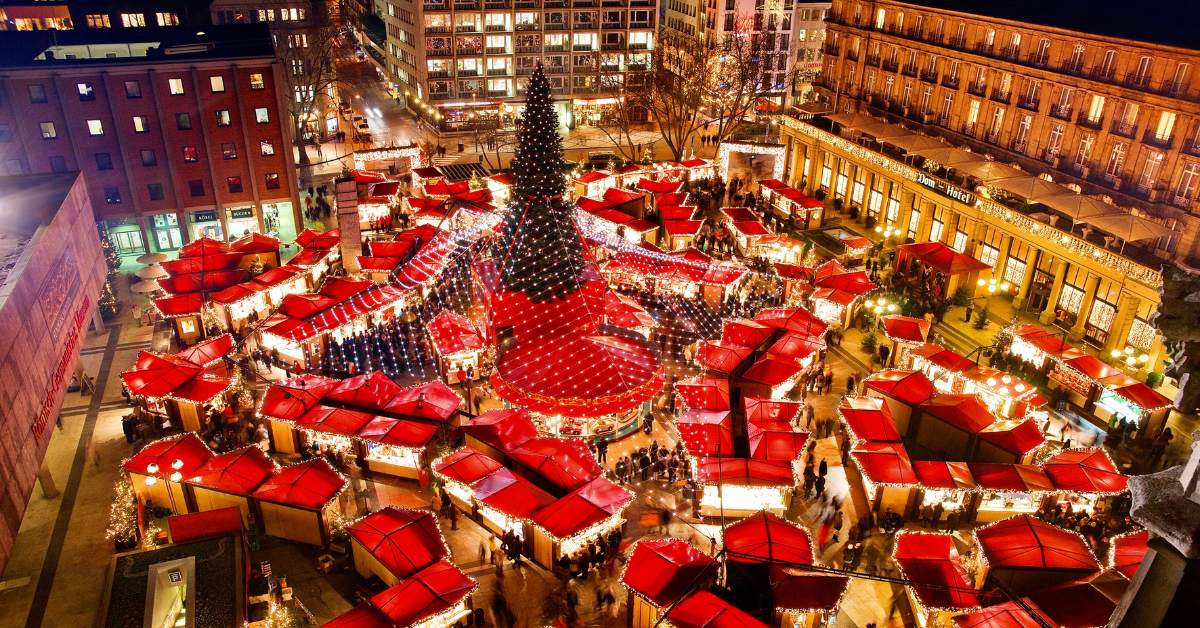 European Christmas Market in Munich, Germany